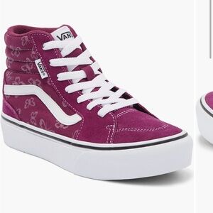 Girls Vans Filmore Butterfly platforms size 3M